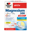 Illustration of the product packaging Doppelherz aktiv Magnezijum 500 + B12 + D3 DEPO DIREKT front view