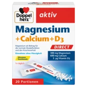 Doppelherz aktiv Magnezijum + Kalcijum + D3 DIRECT  Prednji pogled