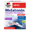 Illustration of the product packaging Doppelherz aktiv Melatonin DIRECT front view