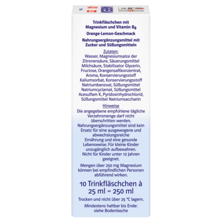 Doppelherz system MAGNEZIJUM 400 TEČNI  Bočni pogled desno