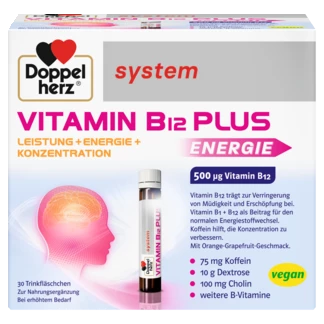 Doppelherz system VITAMIN B12 PLUS ENERGY  Prednji pogled