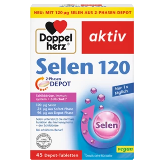 Doppelherz aktiv Selen 120 Prednji pogled