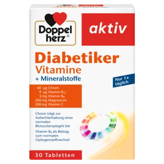 Doppelherz aktiv Vitamini za dijabetičare Prednji pogled