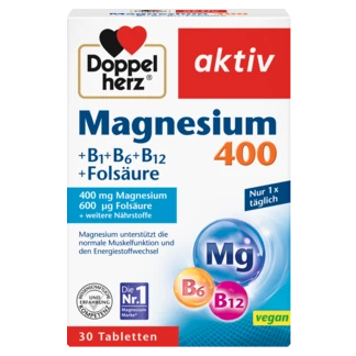 Doppelherz aktiv Magnezijum 400  Prednji pogled