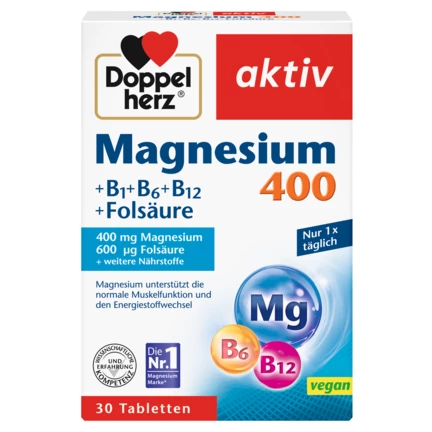 Doppelherz aktiv Magnezijum 400  Prednji pogled