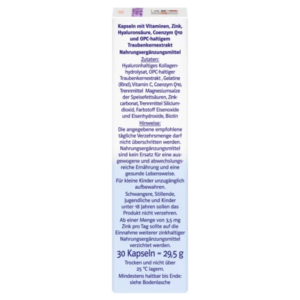 Doppelherz system HIJALURON + OPC 150  Bočni pogled desno