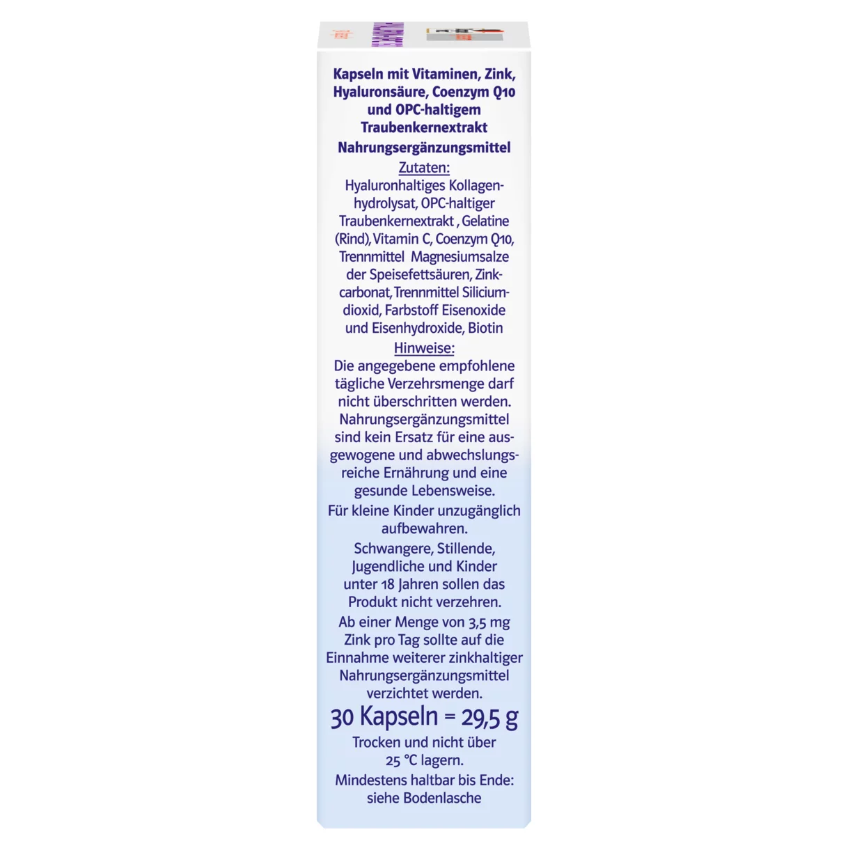 Doppelherz system HIJALURON + OPC 150  Bočni pogled desno