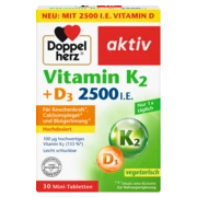 Doppelherz aktiv Vitamin K2 + D3 2500 IU  Prednji pogled
