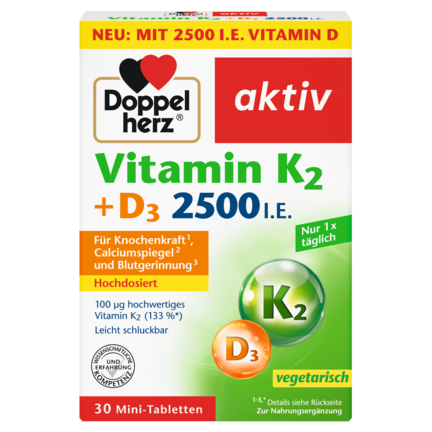 Vitamin K2 + D3 2500 IU 