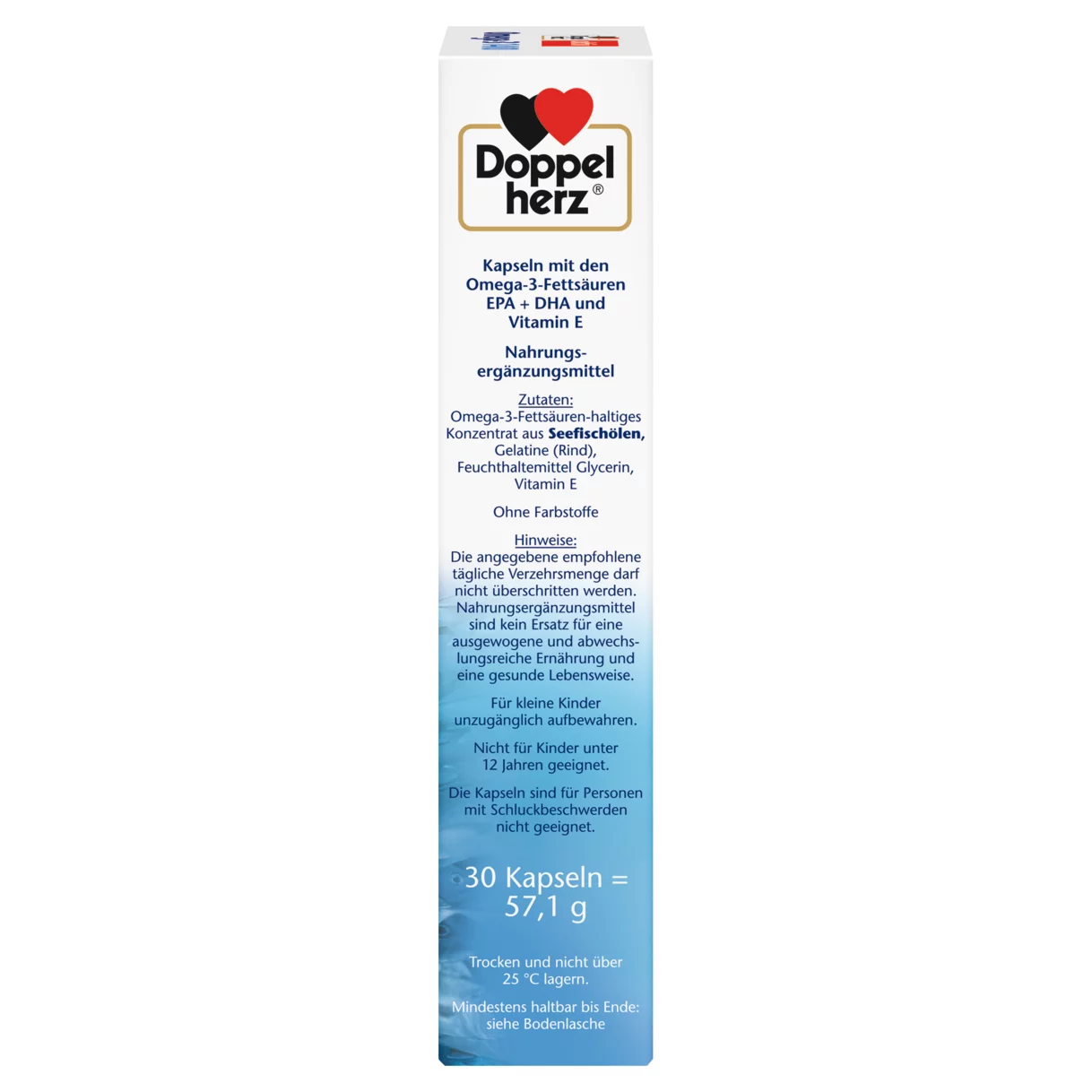 Doppelherz aktiv Omega-3 1400 Bočni pogled desno