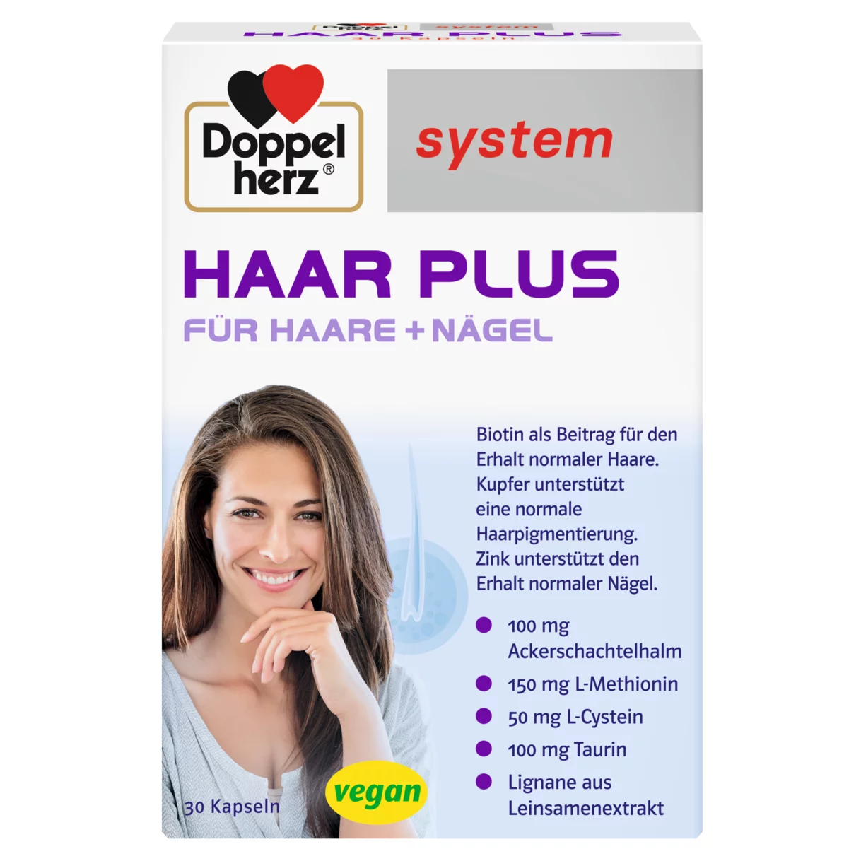 Doppelherz system HAIR PLUS  Prednji pogled