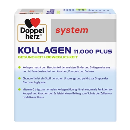 Doppelherz system KOLAGEN 11.000 PLUS  Bočni pogled lijevo